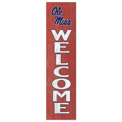 Ole Miss Rebels 12'' x 48'' Welcome Leaner