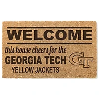 Georgia Tech Yellow Jackets 18" x 30" Welcome Doormat