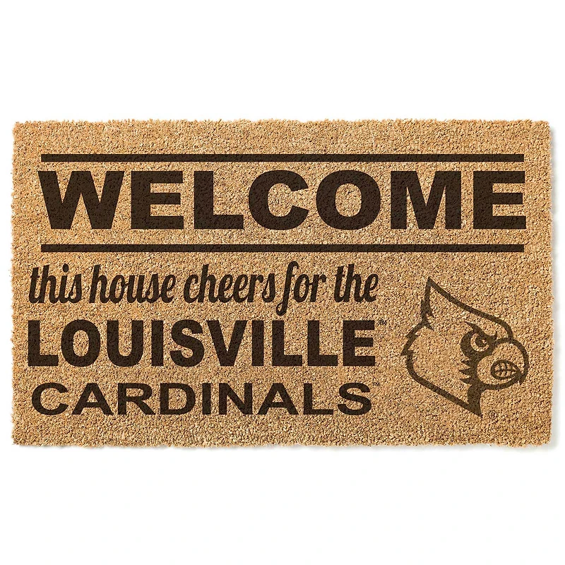 Louisville Cardinals 18" x 30" Welcome Doormat