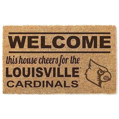 Louisville Cardinals 18" x 30" Welcome Doormat