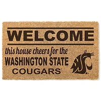 Washington State Cougars 18" x 30" Welcome Doormat