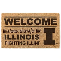 Illinois Fighting Illini 18" x 30" Welcome Doormat