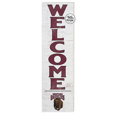Montana Grizzlies 10'' x 35'' Indoor/Outdoor Welcome Sign