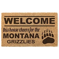 Montana Grizzlies 18" x 30" Welcome Doormat