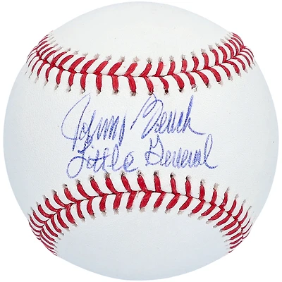 Johnny Bench Cincinnati Reds Autographed Rawlings Baseball with ''LITTLE GENERAL'' Inscription