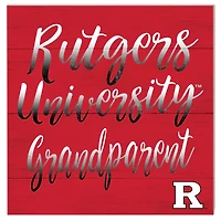 Rutgers Scarlet Knights 10'' x 10'' Grandparent Plaque