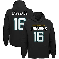 Youth Trevor Lawrence Black Jacksonville Jaguars Mainliner Player Name & Number Pullover Hoodie