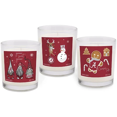 Alabama Crimson Tide 3-Pack Holiday Candle Combo