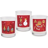 Kansas City Chiefs 3-Pack Holiday Candle Combo