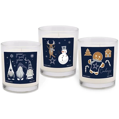 Dallas Cowboys 3-Pack Holiday Candle Combo