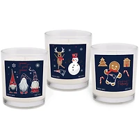 New England Patriots 3-Pack Holiday Candle Combo