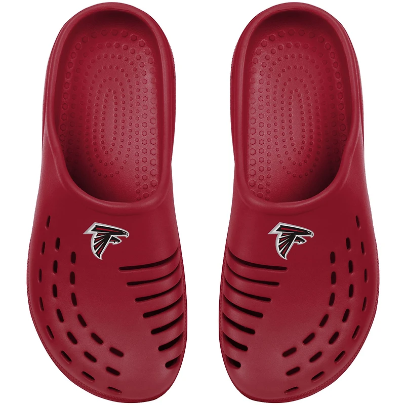 Youth FOCO Red Atlanta Falcons Sunny Day Clogs
