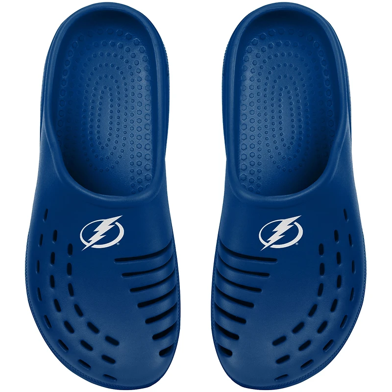 Youth FOCO Blue Tampa Bay Lightning Sunny Day Clogs