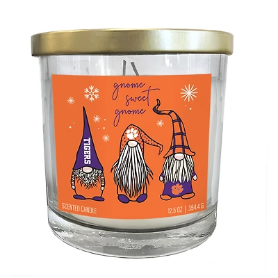 Clemson Tigers Gnome Sweet Gnome Tin Top Candle