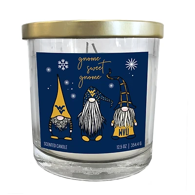 West Virginia Mountaineers Gnome Sweet Gnome Tin Top Candle
