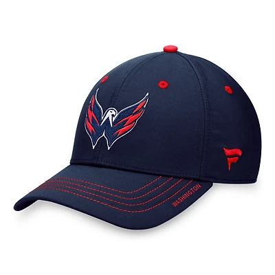 Men's Fanatics Navy Washington Capitals Authentic Pro Rink Flex Hat