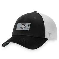 Men's Fanatics Black/White Los Angeles Kings Authentic Pro Rink Trucker Snapback Hat