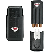 Black Arkansas Razorbacks Cigar Case