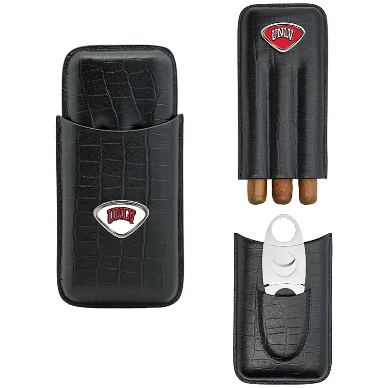 Black UNLV Rebels Cigar Case