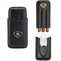 Black Notre Dame Fighting Irish Cigar Case