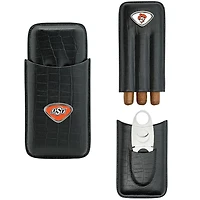 Black Oklahoma State Cowboys Cigar Case