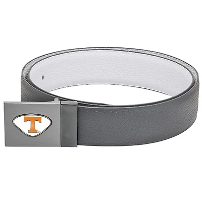 Gray Tennessee Volunteers Reversible Leather Belt