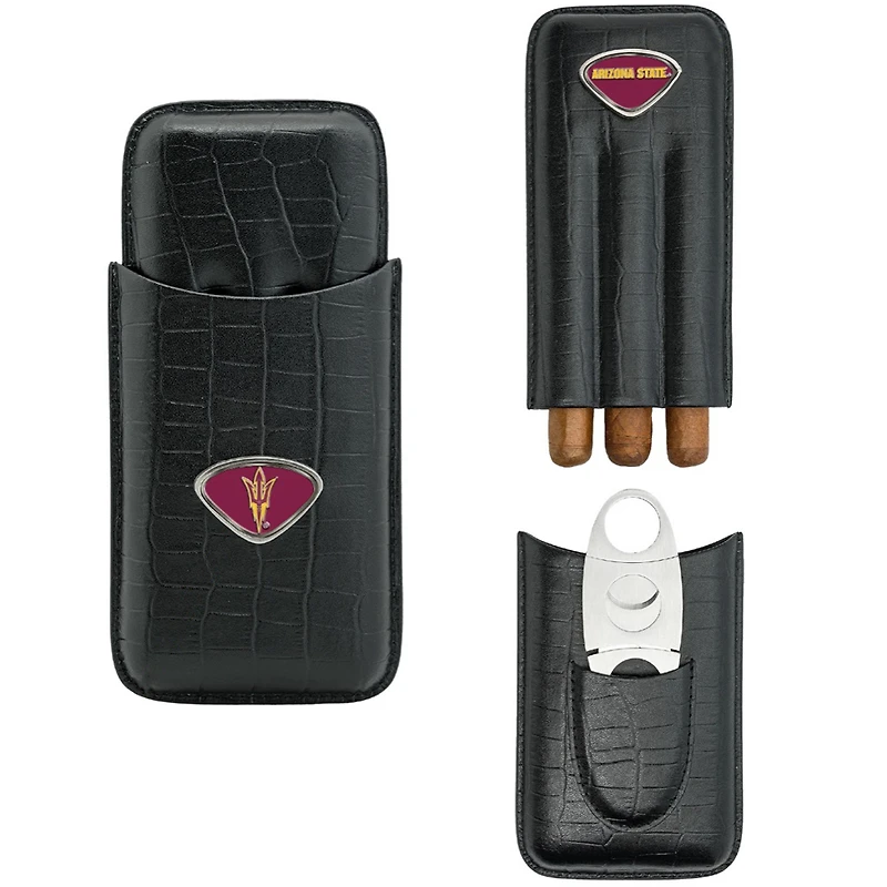 Black Arizona State Sun Devils Cigar Case