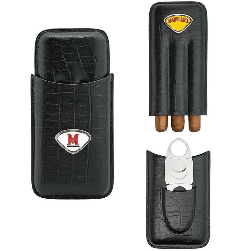 Black Maryland Terrapins Cigar Case