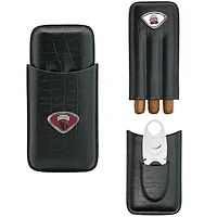 Black Montana Grizzlies Cigar Case