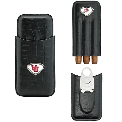 Black Utah Utes Cigar Case