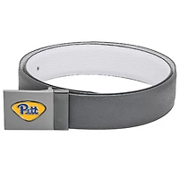 Gray Pitt Panthers Reversible Leather Belt