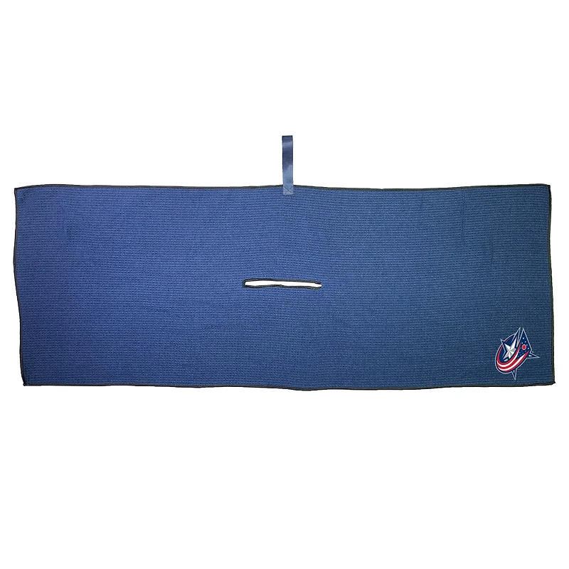 Navy Columbus Blue Jackets 16'' x 40'' Microfiber Golf Towel