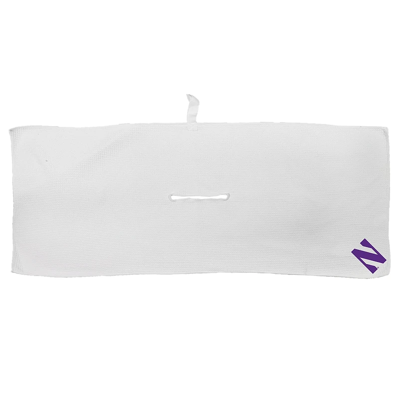White Northwestern Wildcats 16'' x 40'' Microfiber Golf Towel