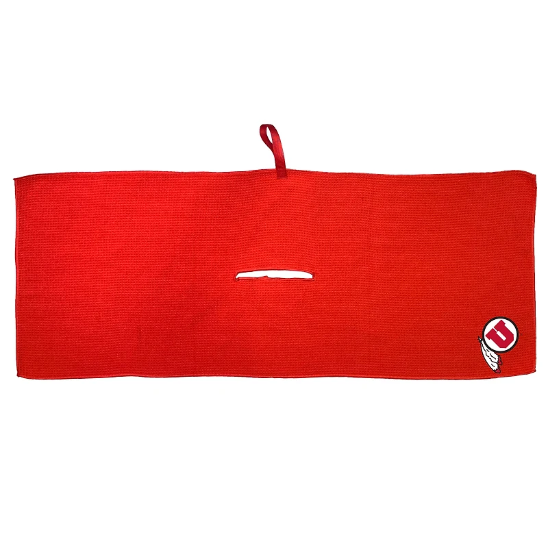 Red Utah Utes 16'' x 40'' Microfiber Golf Towel