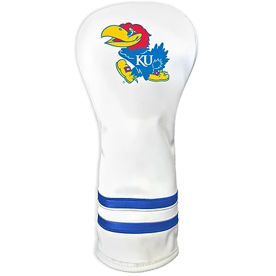 White Kansas Jayhawks Driver Headcover