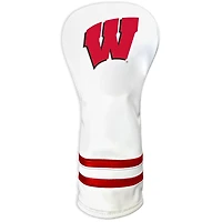 White Wisconsin Badgers Driver Headcover