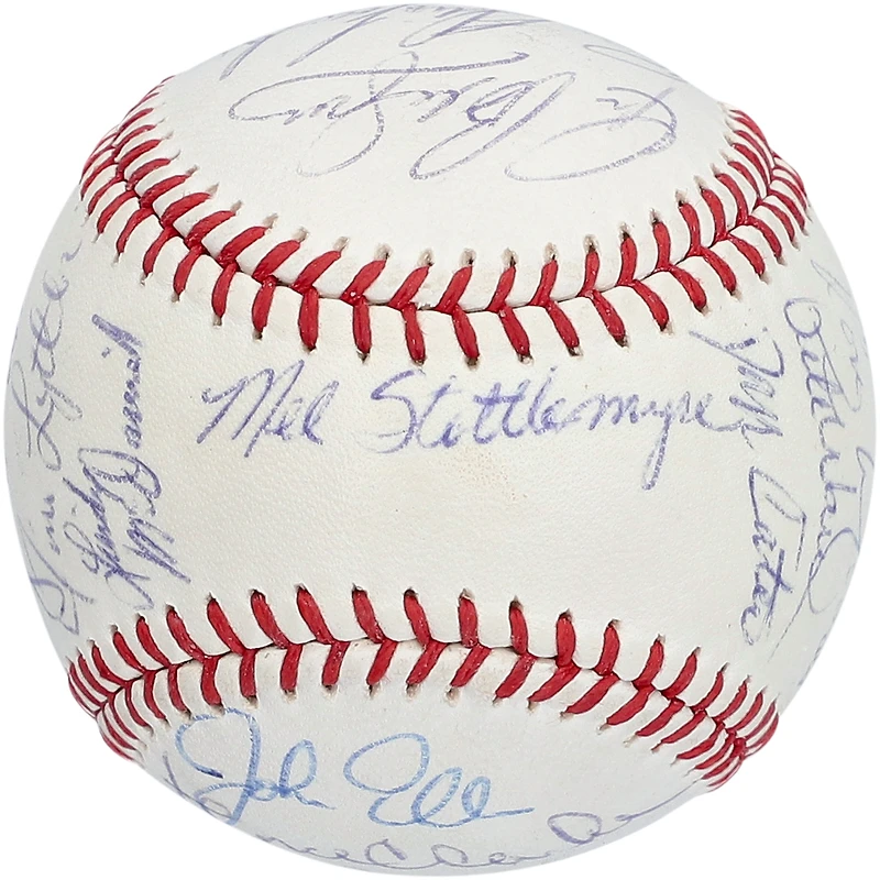 New York Yankees Autographed 1970 Baseball with Multiple Signatures