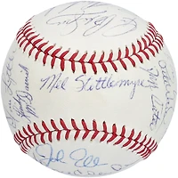 New York Yankees Autographed 1970 Baseball with Multiple Signatures