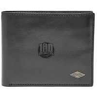 Fossil Black Texas A&M Aggies 12th Man Centennial Leather Ryan RFID Flip ID Bifold Wallet