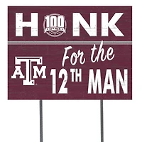 Texas A&M Aggies 12th Man Centennial 18'' x 24'' Yard Sign