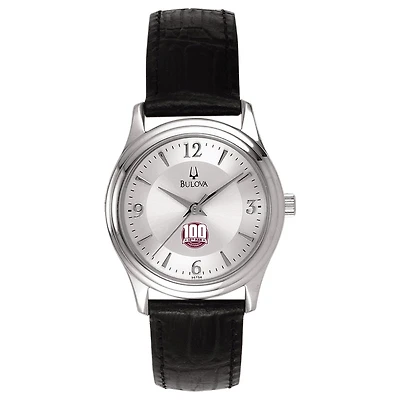 Women's Texas A&M Aggies Silver 12th Man Centennial Leather Watch