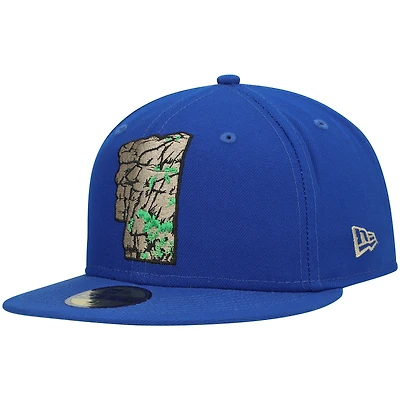 Men's New Era Blue New Hampshire Fisher Cats Authentic Collection Team Alternate 59FIFTY Fitted Hat