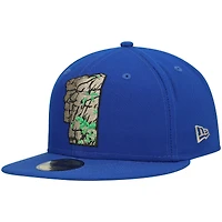 Men's New Era Blue New Hampshire Fisher Cats Authentic Collection Team Alternate 59FIFTY Fitted Hat