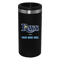 Black Tampa Bay Rays 12oz. Personalized Slim Can Holder