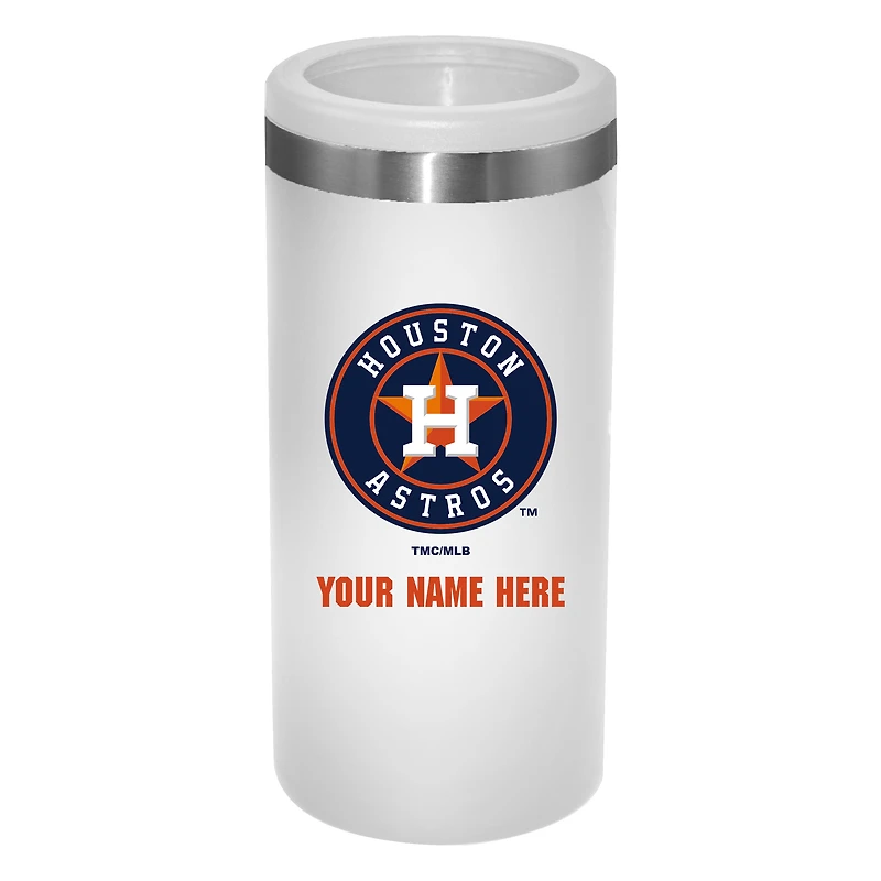 Houston Astros 12oz. Personalized Slim Can Holder