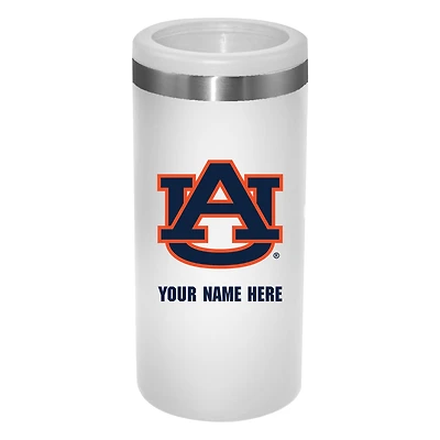 Auburn Tigers 12oz. Personalized Slim Can Holder