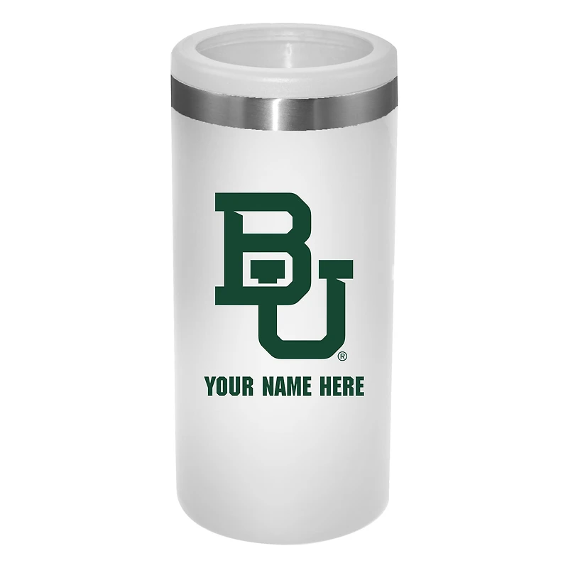 Baylor Bears 12oz. Personalized Slim Can Holder