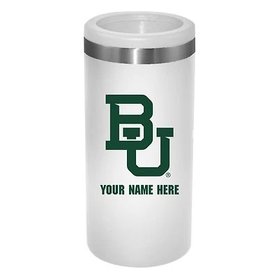 Baylor Bears 12oz. Personalized Slim Can Holder