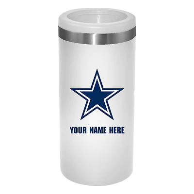 Dallas Cowboys 12oz. Personalized Slim Can Holder