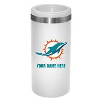 Miami Dolphins 12oz. Personalized Slim Can Holder